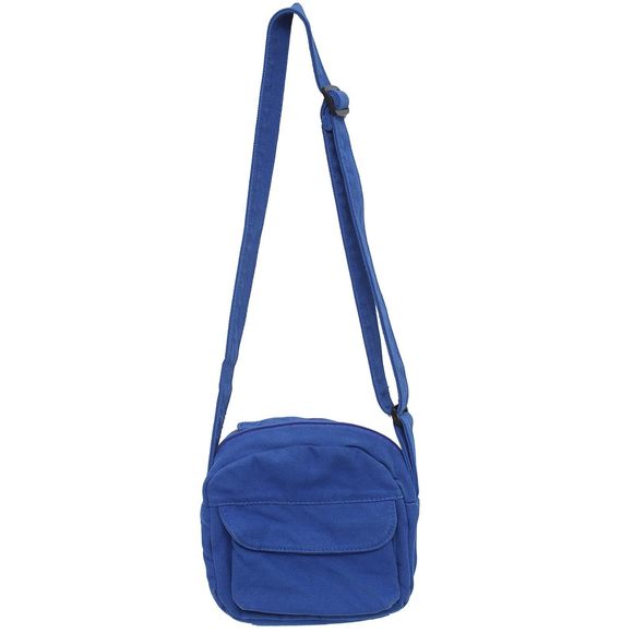 Canvas Small Crossbody Bags Men Blue Shoulder Purses With Zier >:) - Picture 1 of 9